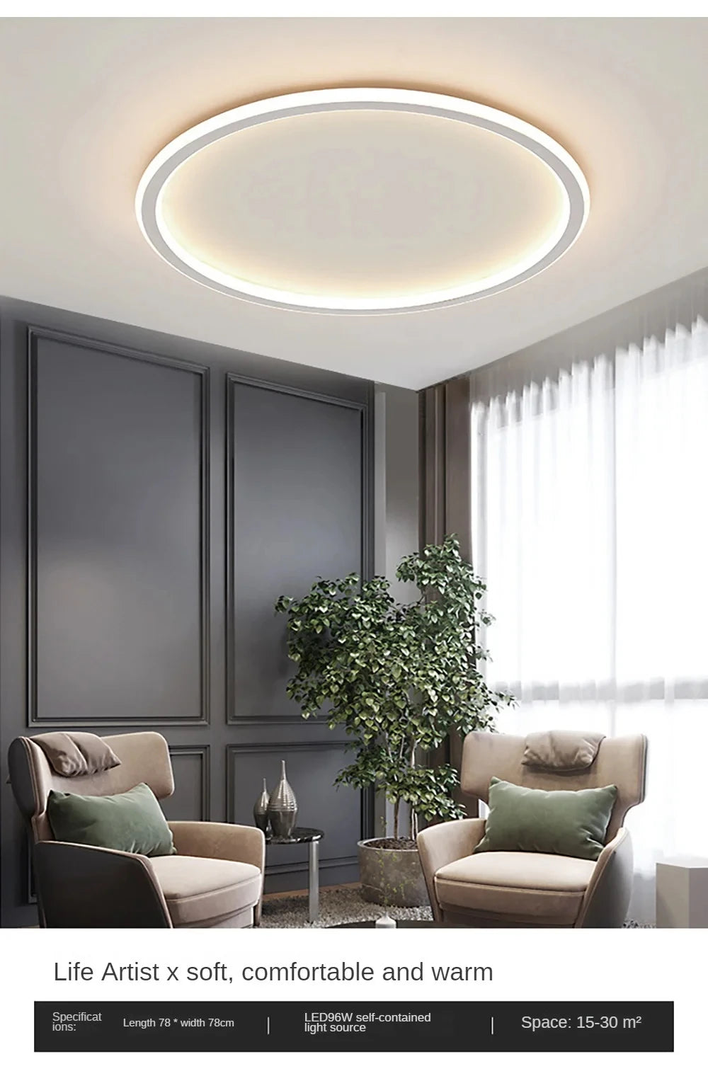 Simple Nordic Style Lighting Ceiling Lamp Lighting Decoration