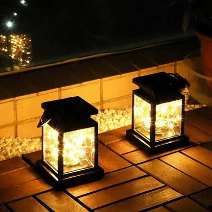 1~3 Pack Solar Lights Outdoor Hanging Lanterns  LED String Lamp