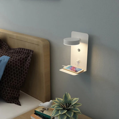 LED Wall Light Interior  Mobile Phone Charging USB Wall Lamps