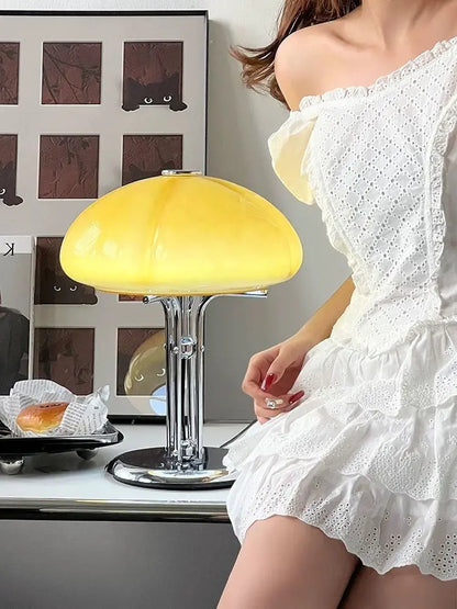 Korean Bauhaus Bedroom Mushroom Desk Lamp
