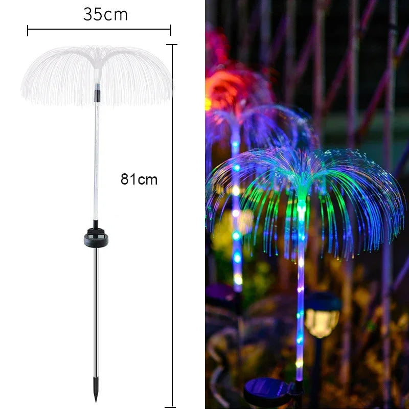 LED Solar Jellyfish Garden Lights Outdoor Waterproof Christmas Ornaments