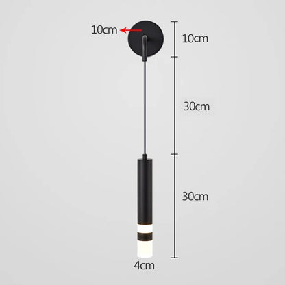 LED Wall Lamp Nordic Double Head Adjustable Wall Lights