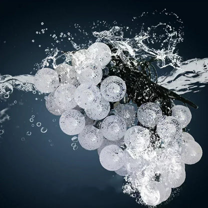 LED Solar-Powered Bubble Ball LED String Light Waterproof Outdoor
