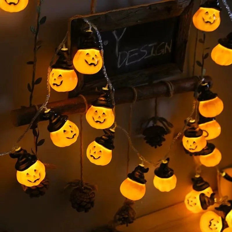 Halloween Decorations Lights Pumpkin String Lights Pumpkin Lantern