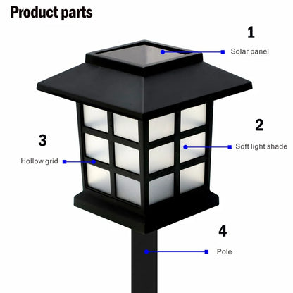 8 Pack Solar Pathway Garden Lights Outdoor Waterproof