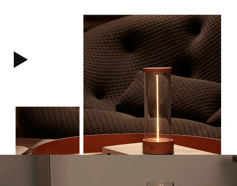 3-Level Dimmable Cordless LED Table Lamp Rechargeable