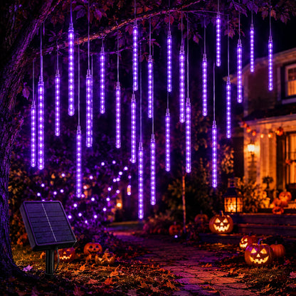 Solar Meteor Shower Lights Outdoor Meteor Lights 8Tubes