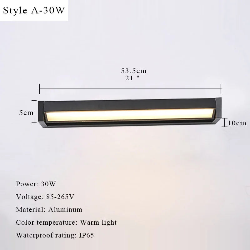 Outdoor Wall Light LED 350Adjustable Angle Waterproof Wall Lamp
