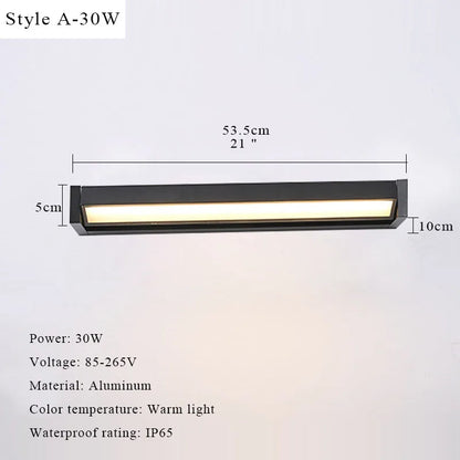 Outdoor Wall Light LED 350Adjustable Angle Waterproof Wall Lamp