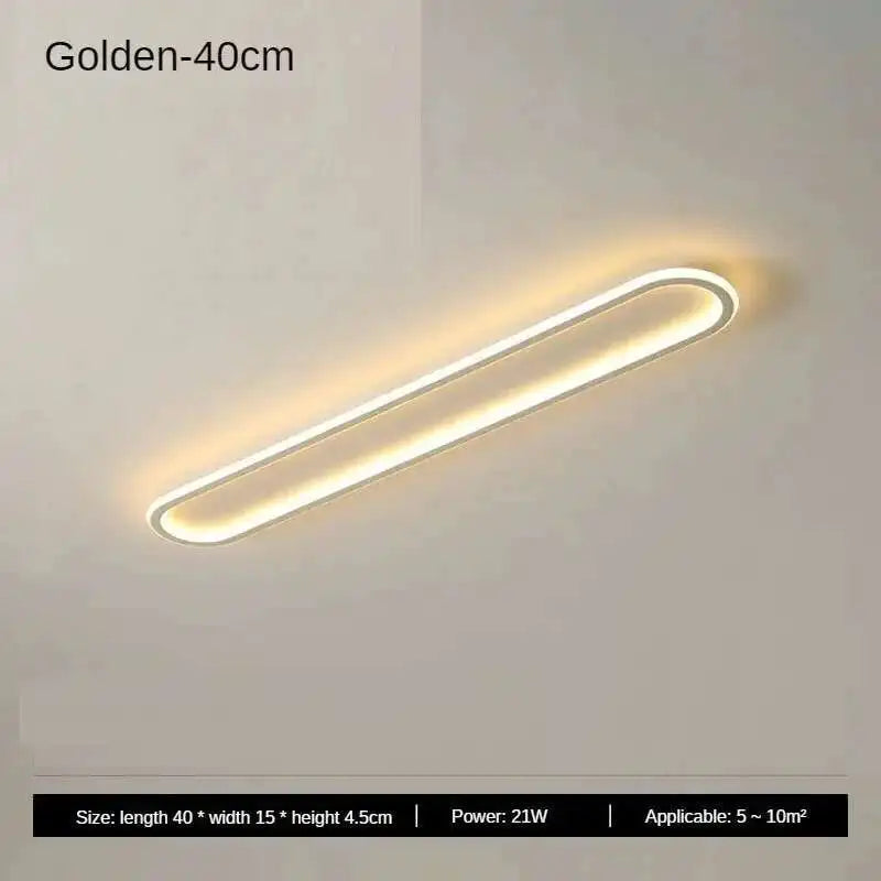Long Strip LED Ceiling Lights Modern Simple Corridor Aisle