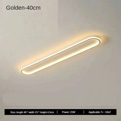 Long Strip LED Ceiling Lights Modern Simple Corridor Aisle