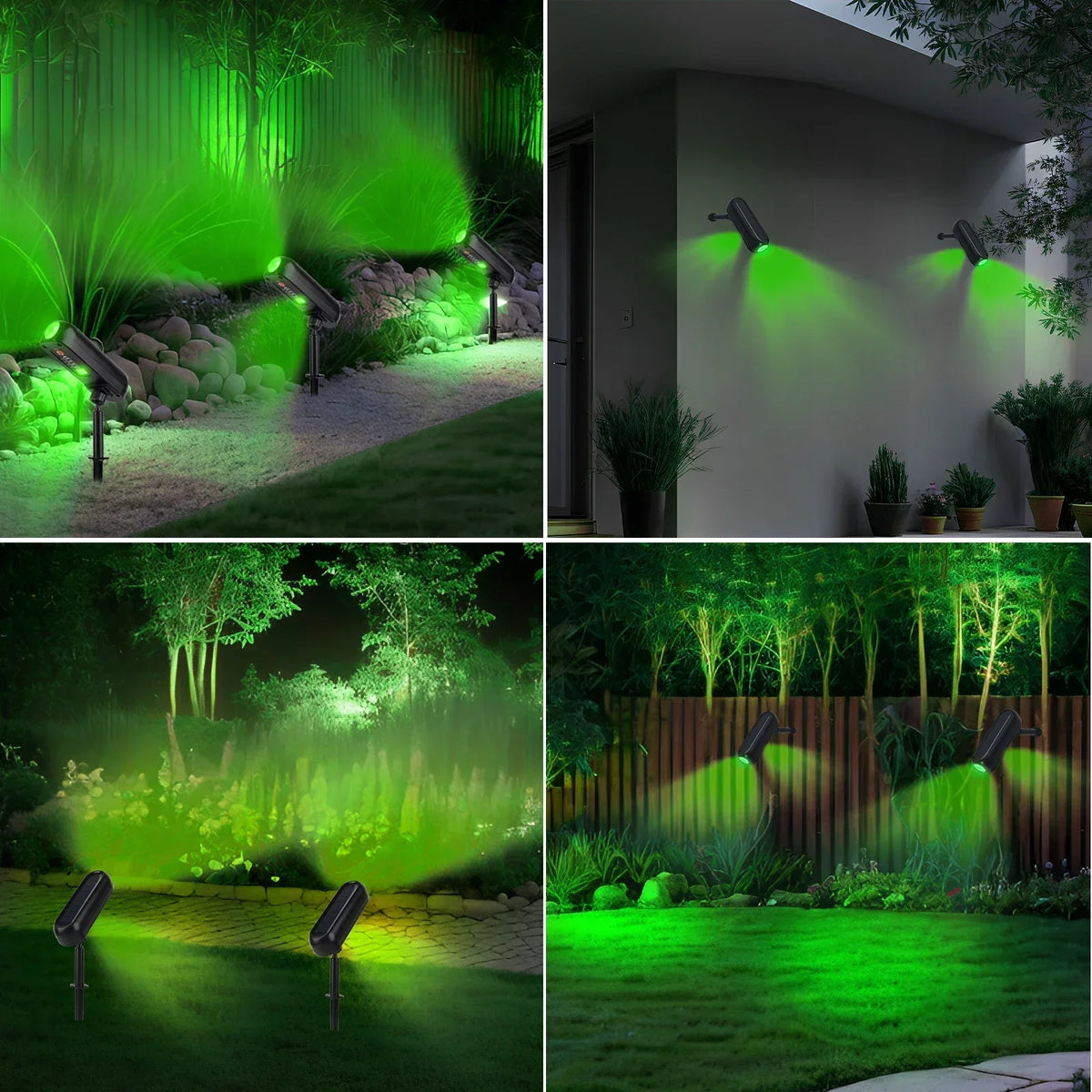 LED Outdoor Solar Lawn Lights Landscape Spotlights