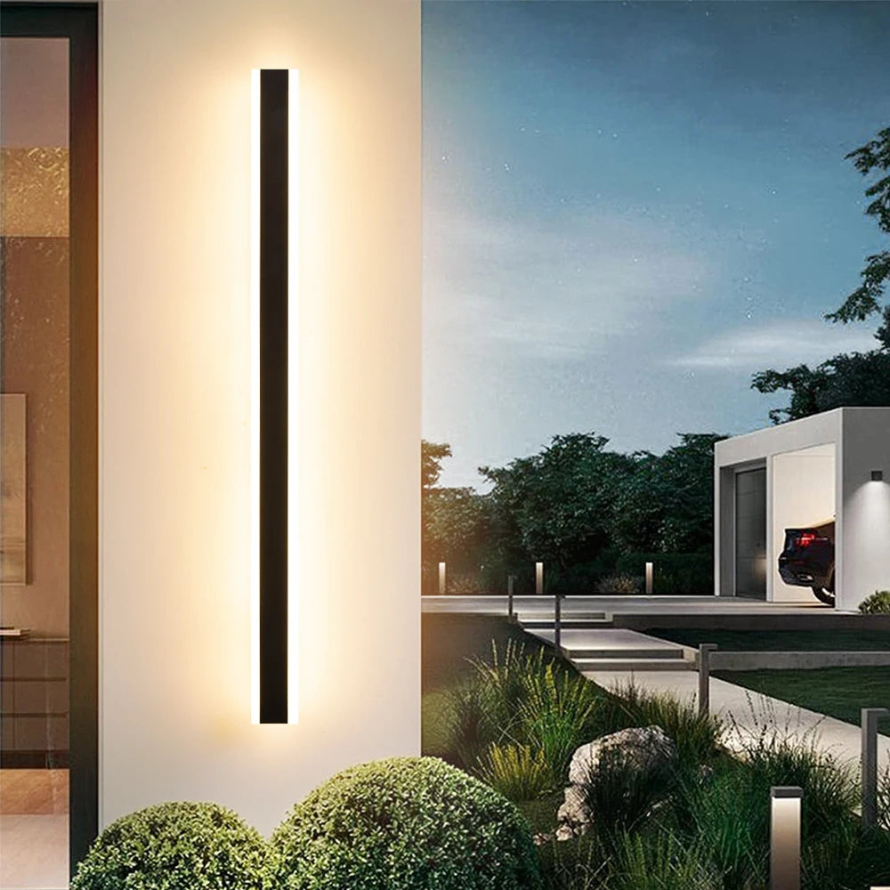 Garden LED Wall Light Remote Dimming Outdoor Lighting