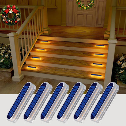 Solar Deck Lights IP68 Waterproof Outdoor Auto On/Off Lighting