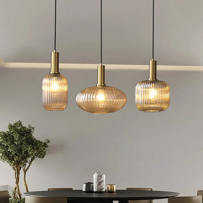 Simple Retro Single Head Ceiling Chandelier Creative  Light