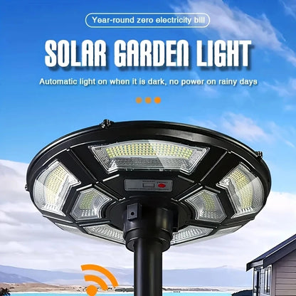 Solar Powered Outdoor Yard Light UFO Solar Charging