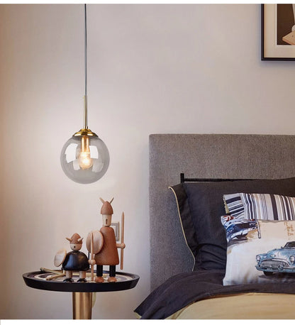 Modern Luxury Metal Chandelier Nordic Creative LED Glass