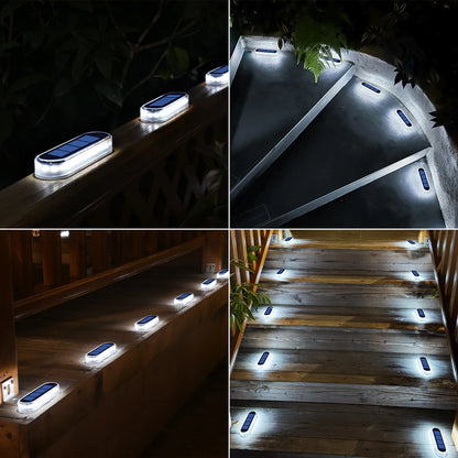 Solar Deck Lights IP68 Waterproof Outdoor Auto On/Off Lighting