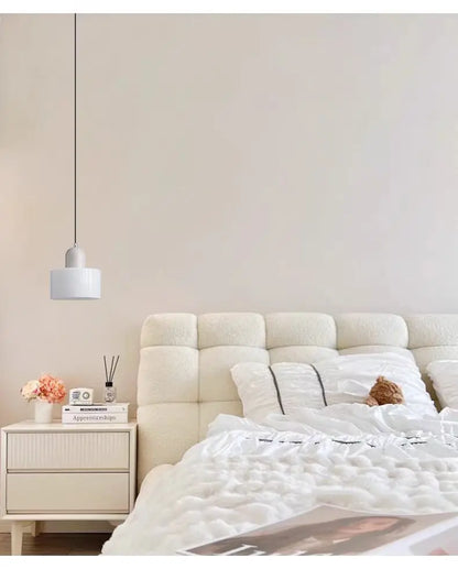 Nordic Modern Glass Bedroom Bedside Long Line Small Chandelier