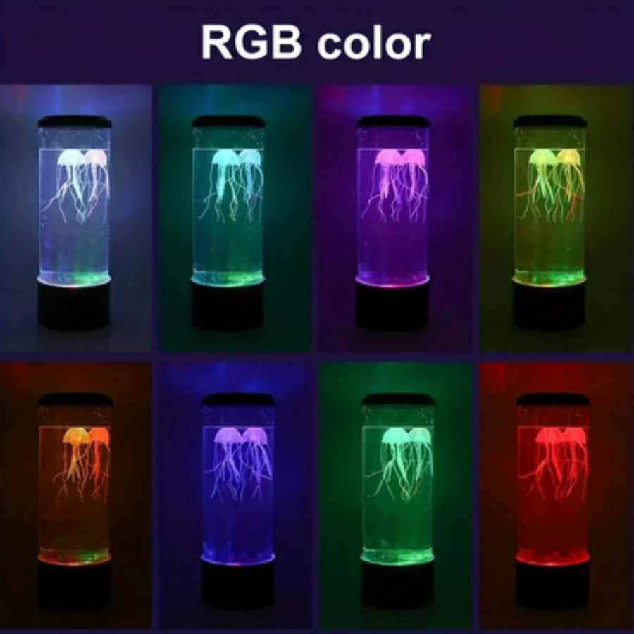 New Fantasy Desk Jellyfish Lamp 7 Color Changing  Lamp