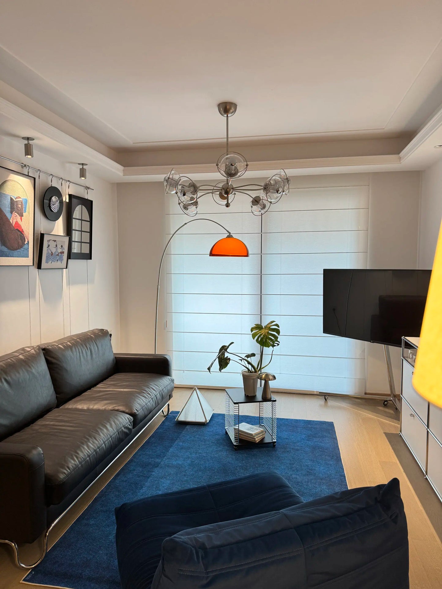Acrylic Lampshade Floor Lamp Modern Minimalist Light