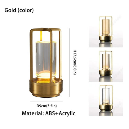 Nightlight Rechargeable Led Cordless Table Lamp