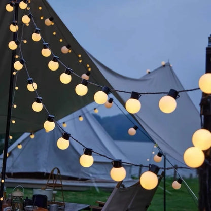 Solar Globe String Lights LED Outdoor Waterproof Fairy Lights