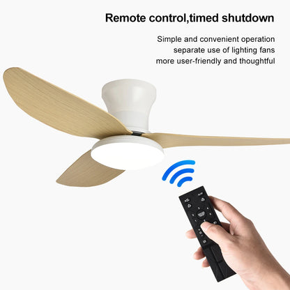 Bedroom fan light ceiling fan light high wind power ceiling