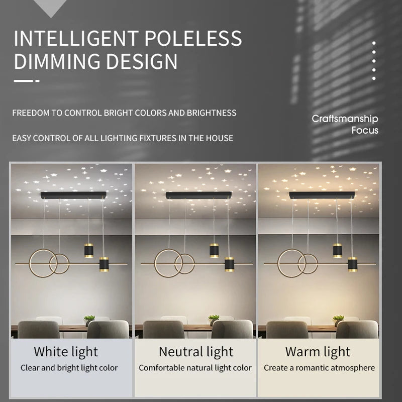 100cm Restaurant Pendant Light, Long Decorative Light