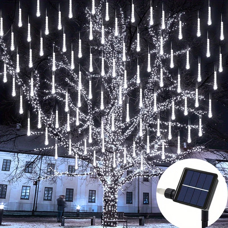 1pc 30CM Solar Meteor Shower Lights Icicle Lights Outdoor