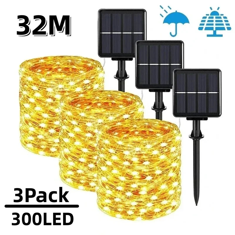 LED Solar Light Outdoor Garden Fairy String Light Led Twinkle