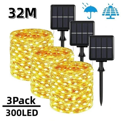 LED Solar Light Outdoor Garden Fairy String Light Led Twinkle