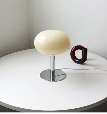Macaron Glass Table Lamp Trichromatic Dimming Living Room