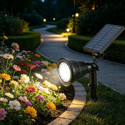 Solar Spot Light Outdoor Lawn Lamp Waterproof Spotlights