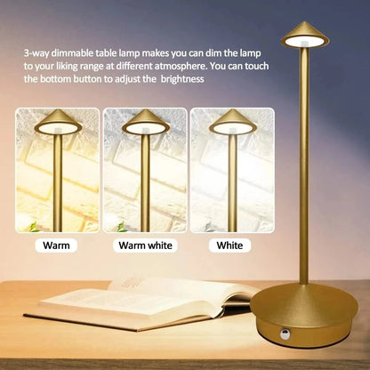 Rechargeable LED Table Light Wireless Desk Night Bedside Lamp