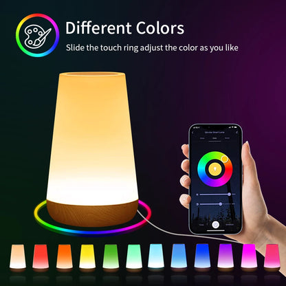 Tuya WiFi Smart Table Lamp Dimmable App Voice Control
