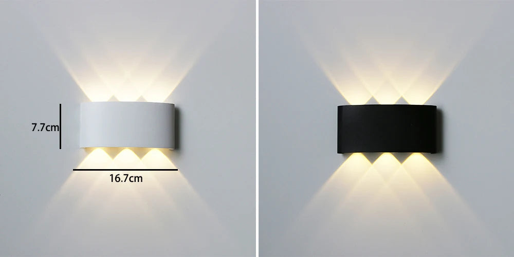 Outdoor Waterproof Wall Lamps Bedroom Living Room Wall Lights