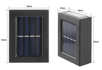 Solar Up and Down Spot Lights Outdoor, Street Wall Light Lamp