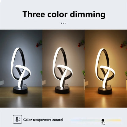 Simple and Creative LED Desk Lamp with USB Three Color Adjustable