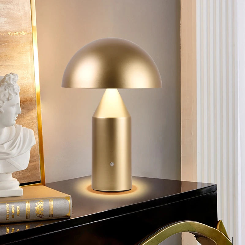 Metal Mushroom Table Lamp Modern Decoration lamp