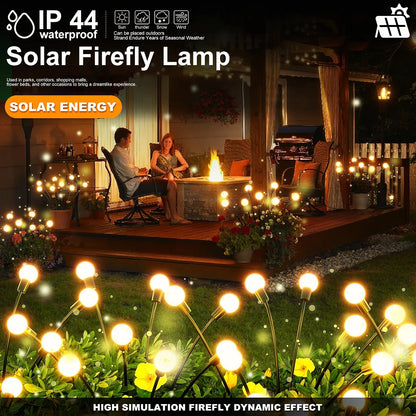LED Solar Powered Garden Lights Firefly Lights Outdoor