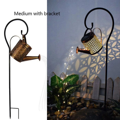 Solar Watering Can Light Outdoor Garden Decoration