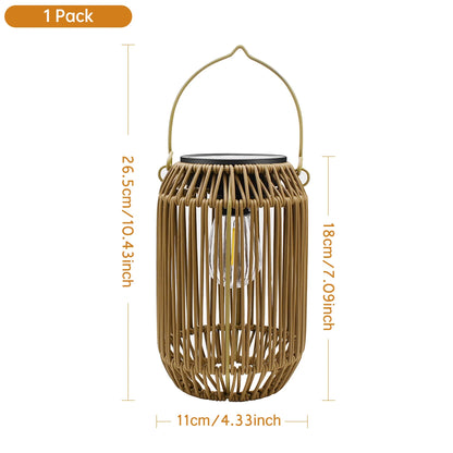 Solar Lantern Outdoor Solar Lanterns Waterproof for Garden Yard
