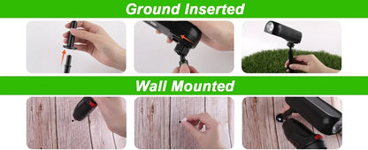LED Outdoor Solar Lawn Lights Landscape Spotlights
