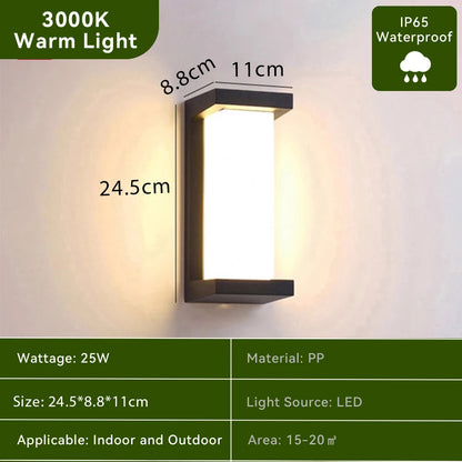 Waterproof LED Wall Light 110V 220V For Outdoor Pathway