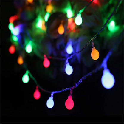 Cherry Balls LED Fairy String Lights Garland Decoration