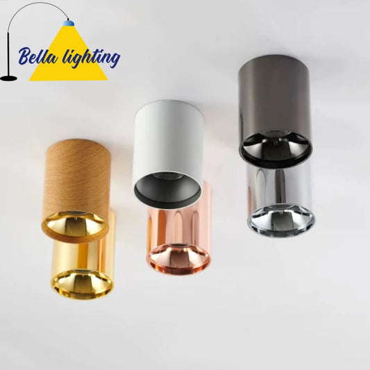 Electroplated Gold Surface Mounted Ceiling Light