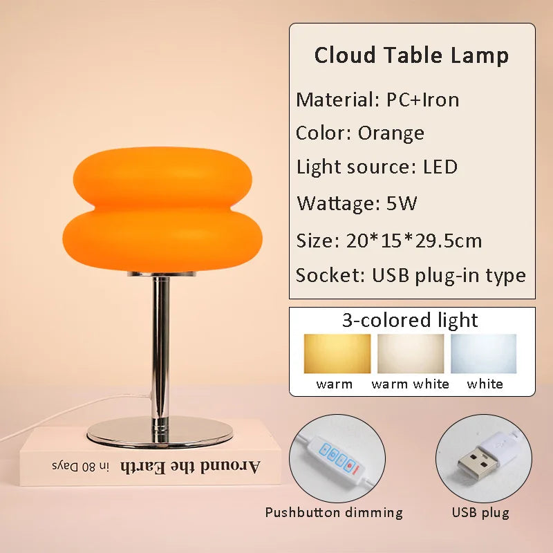 LED Table Lamp Trichromatic Dimming Eye Protection Night Light