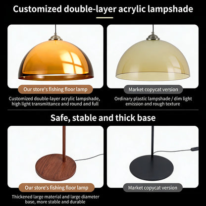 Acrylic Lampshade Floor Lamp Modern Minimalist Light