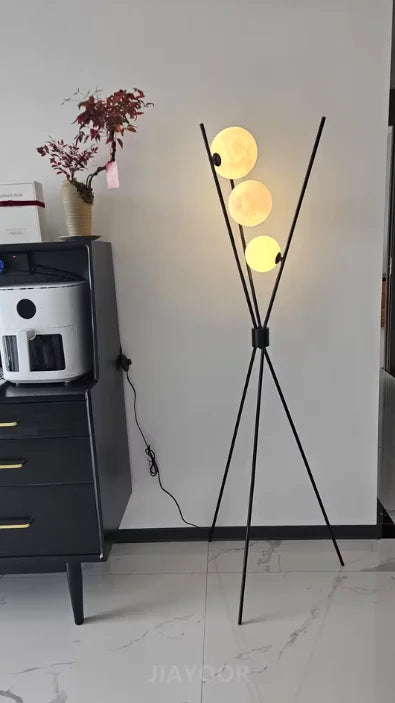 Nordic Living Room Sofa Floor Lamp Modern Creative Moon